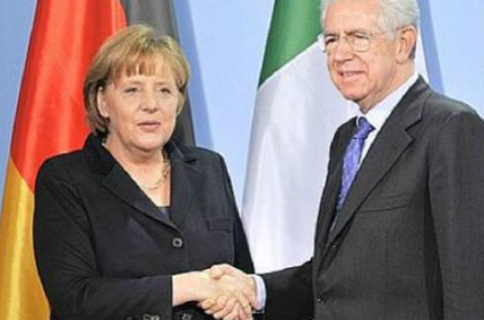 Monti con Merkel