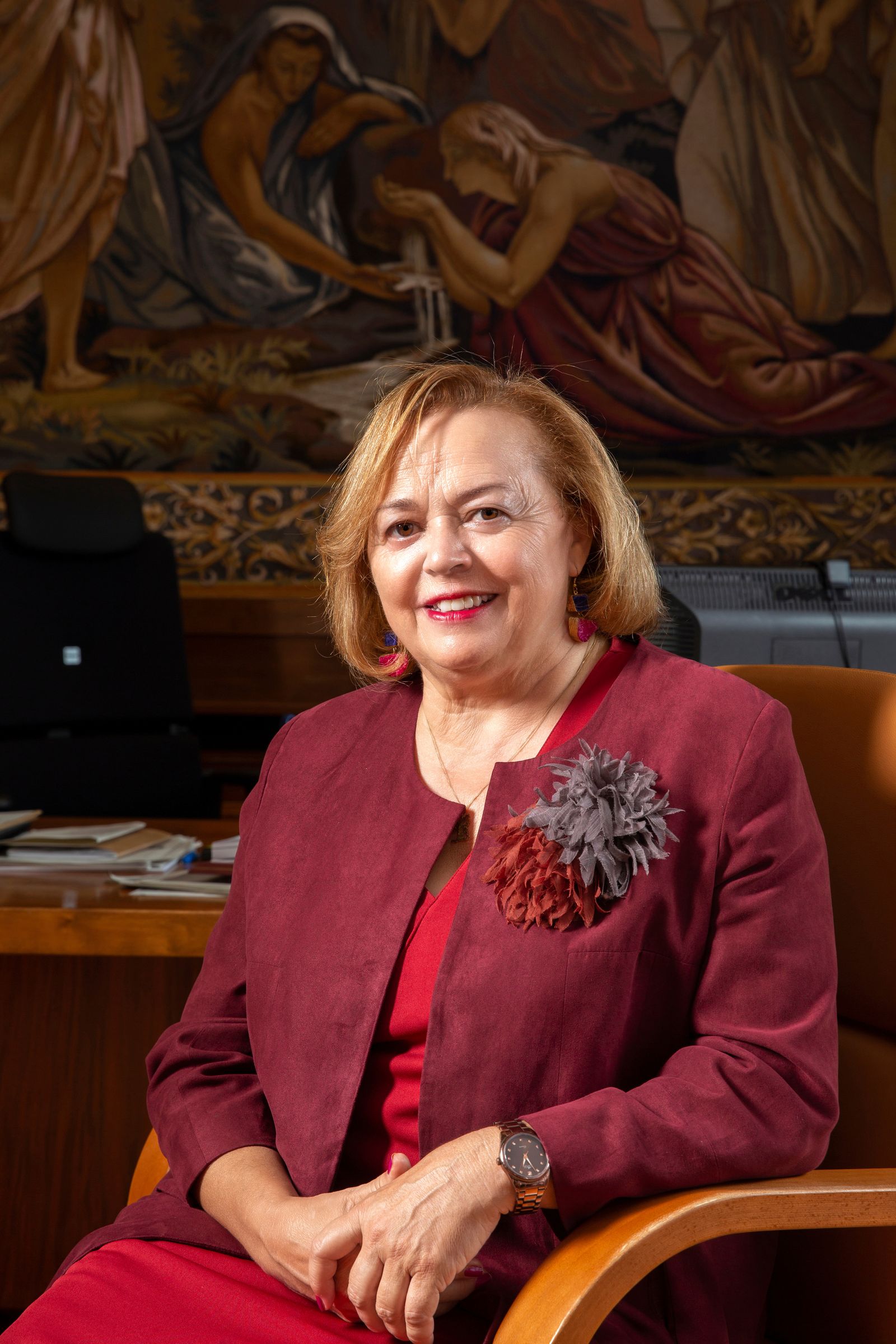 Rosa Menéndez, presidenta saliente del CSIC