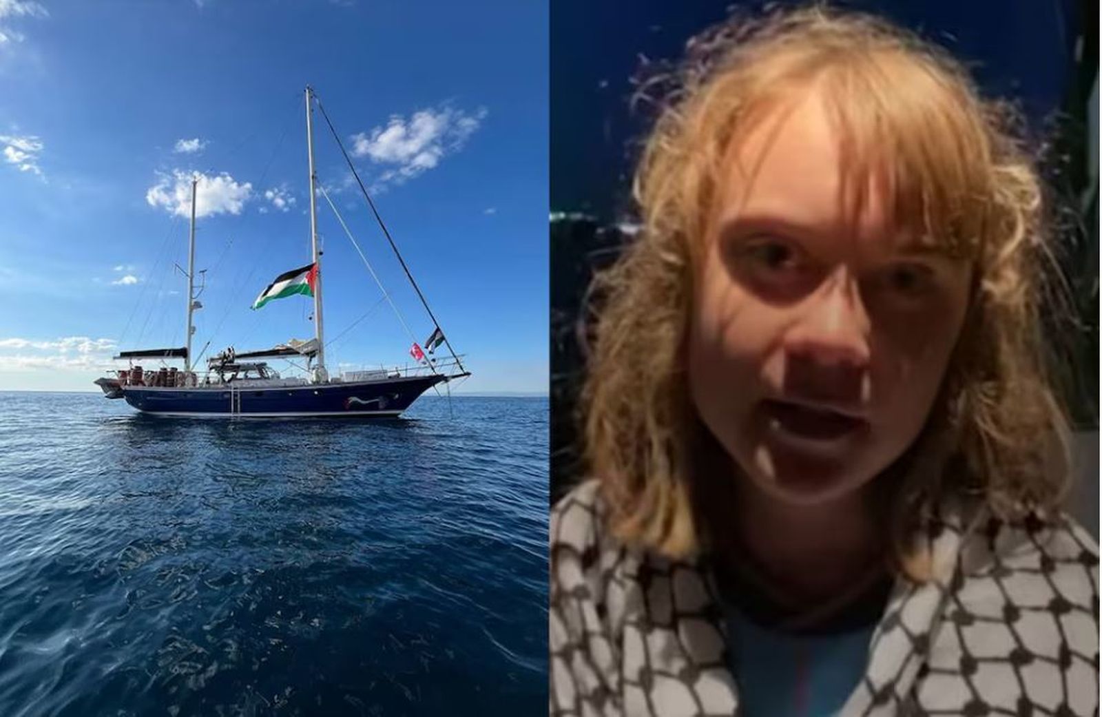 Greta Thunberg y el barco Madleen