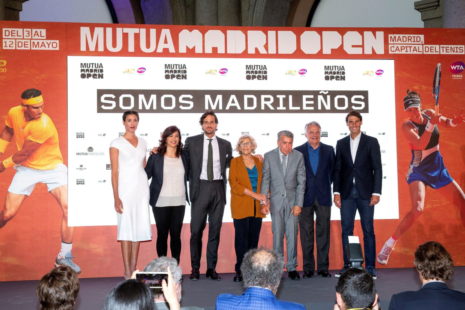 Nadal y Muguruza apadrinan en el Museo del Prado el torneo de Madrid