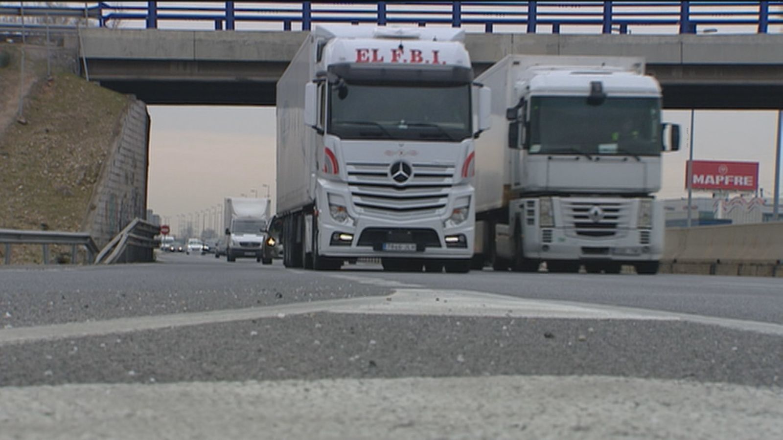 Los transportistas convocan una marcha lenta en Madrid