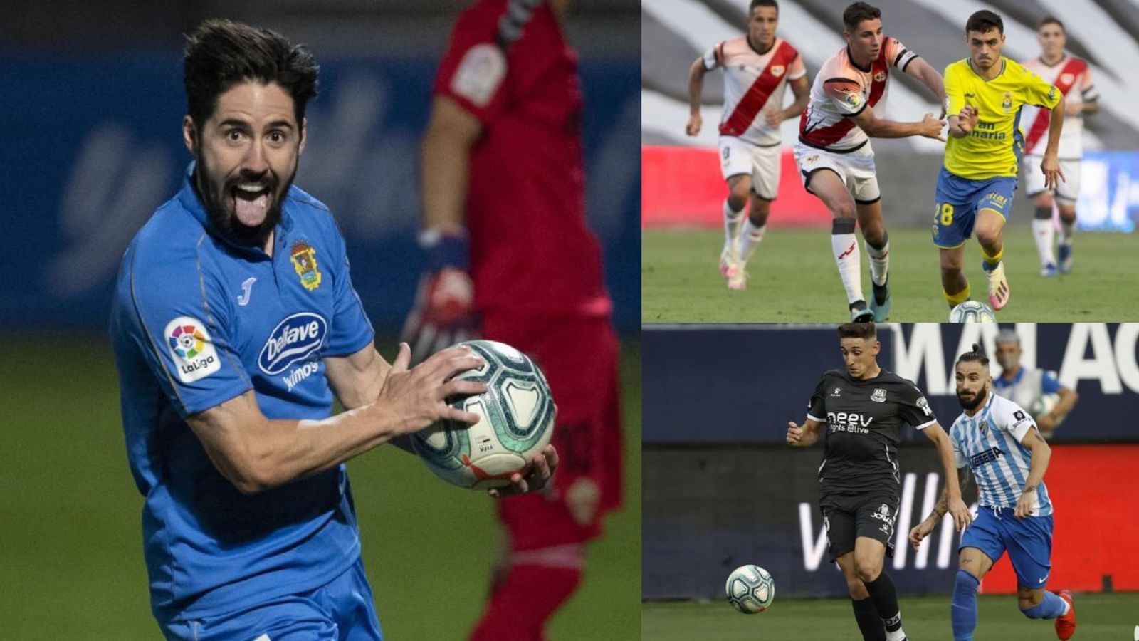 Fuenlabrad-Elche, Rayo Vallecano- Las Palmas y Alcorcón-Málaga