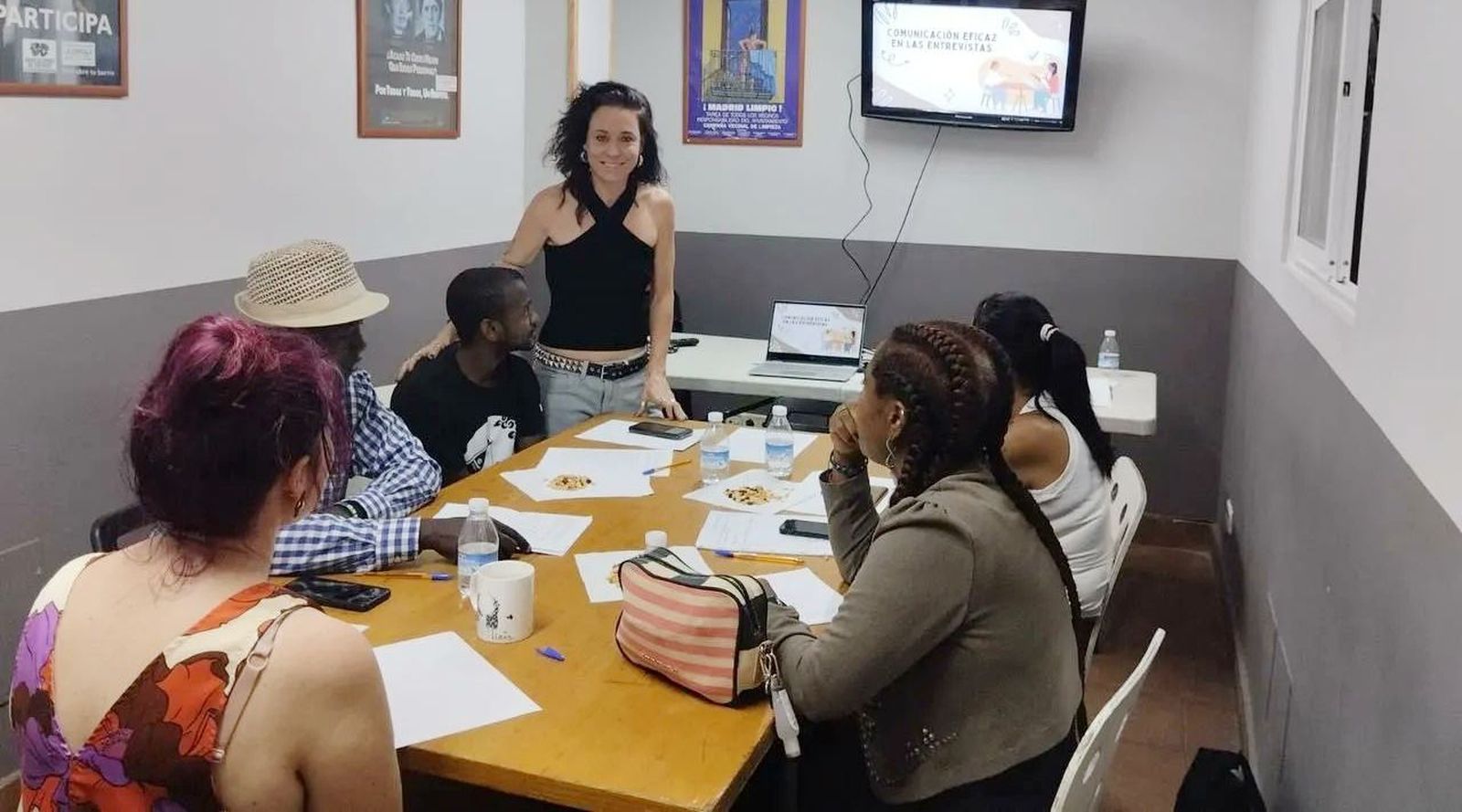 Una de las sesiones de 'Barrios en Movimiento' de la FRAVM
