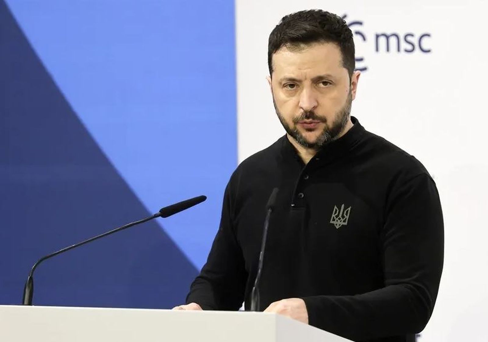 El presidente ucraniano, Volodímir Zelenski, p