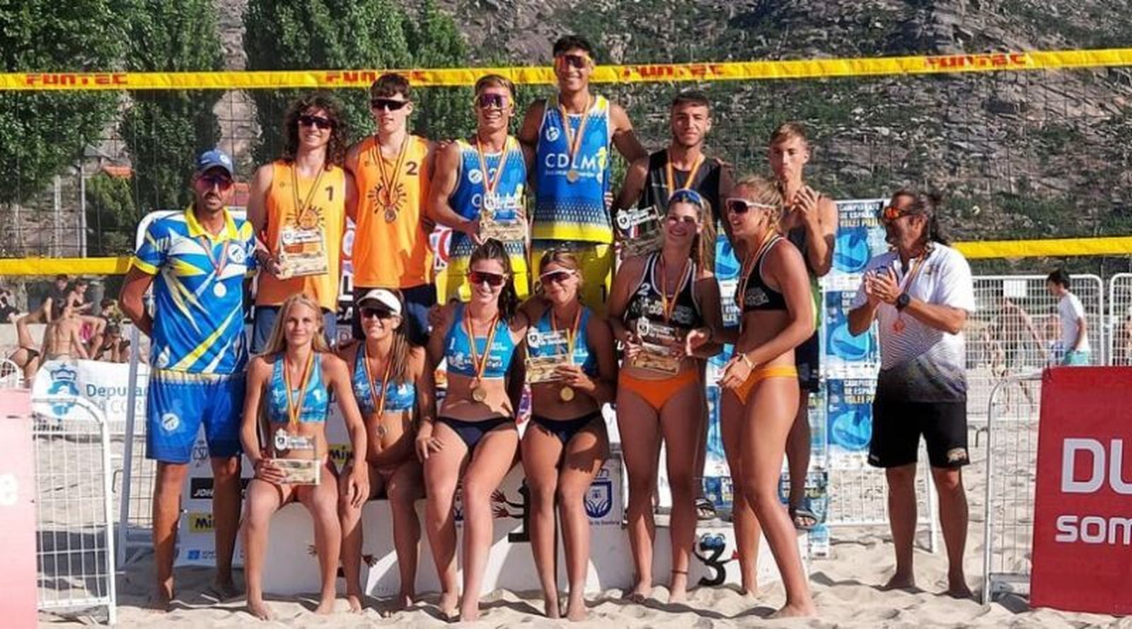 Podio del Campeonato de España