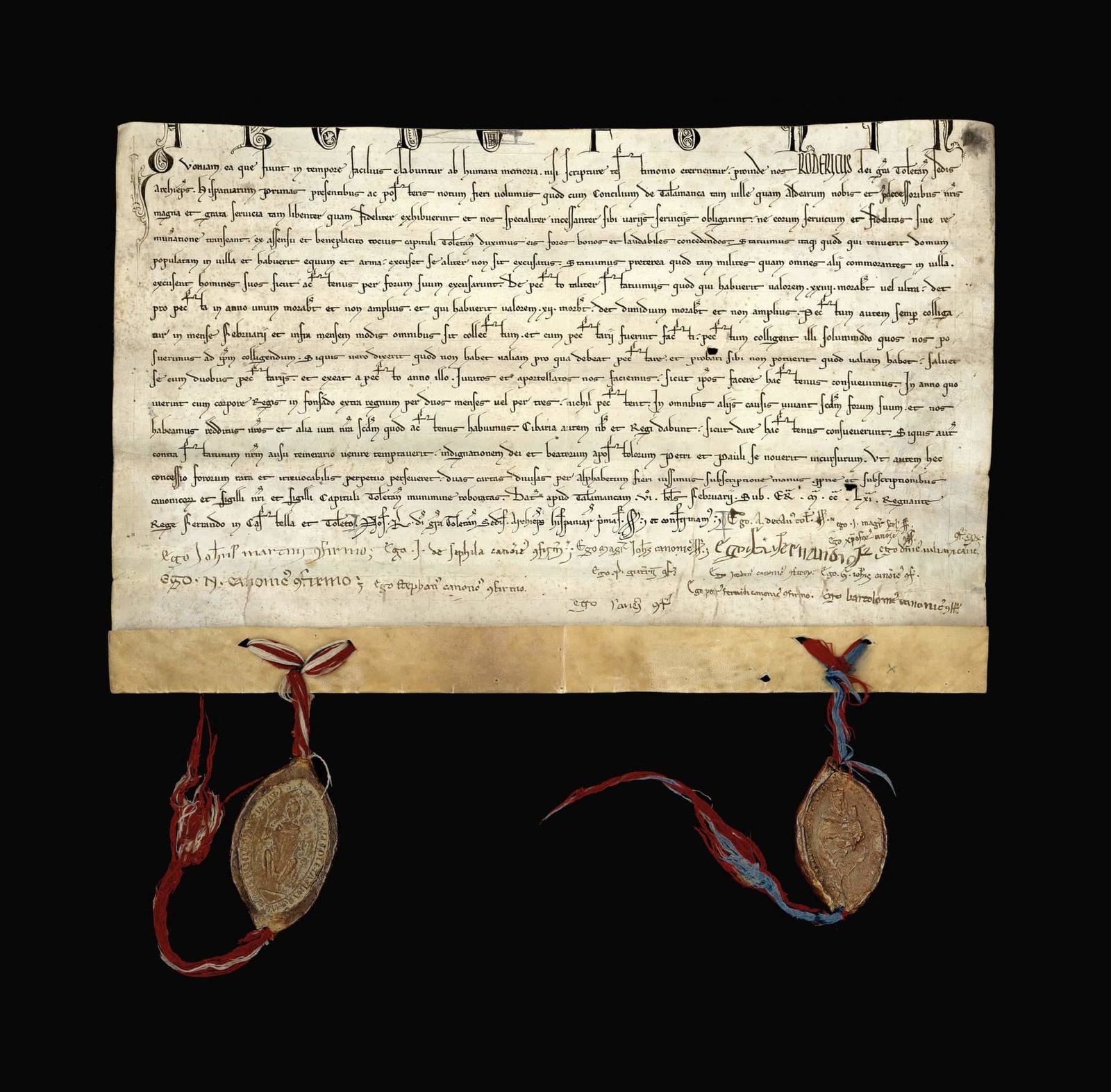 Fuero otorgado a Talamanca y sus aldeas por arzobispo de Toledo el 27 de enero de 1223