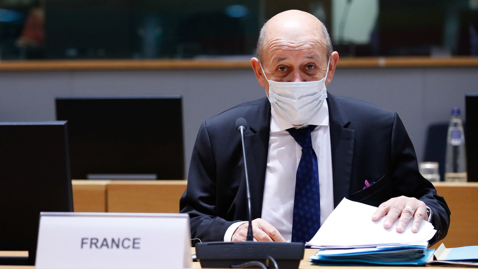Jean-Yves Le Drian, ministro de Asuntos Exteriores de Francia