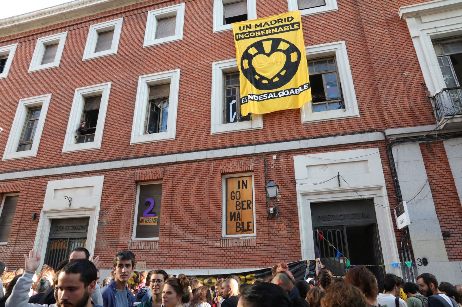 Edificio ocupado en su momento por La Ingobernable