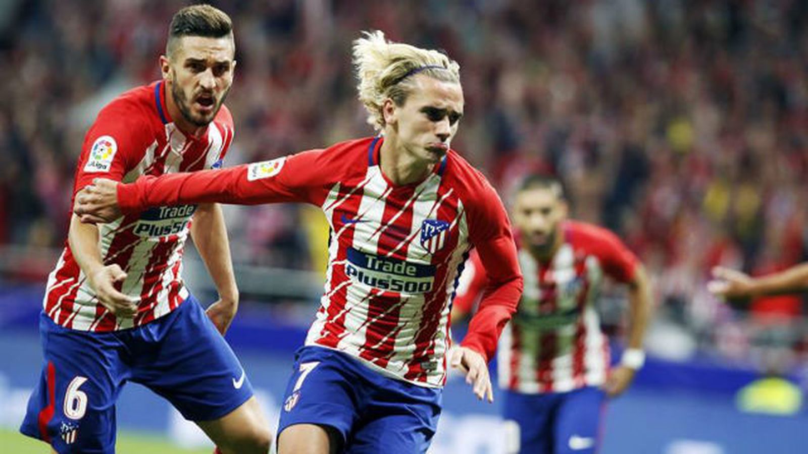 Koke y Griezmann