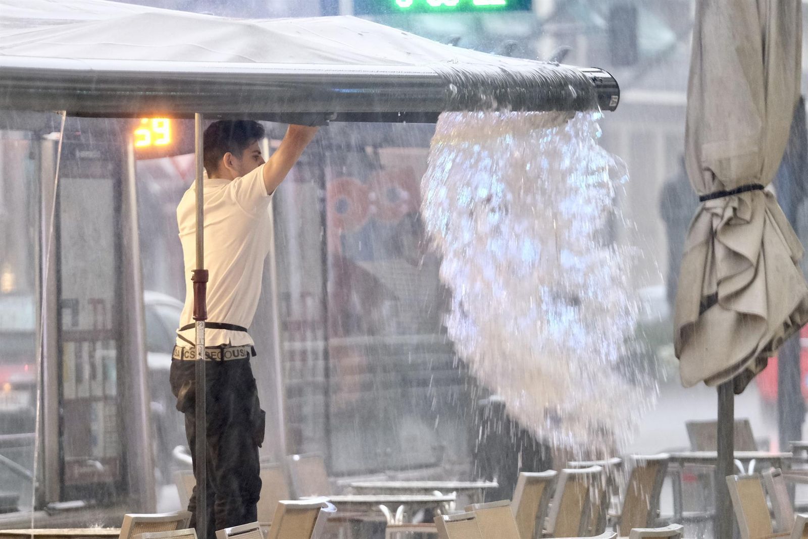 Tormenta en Logroño