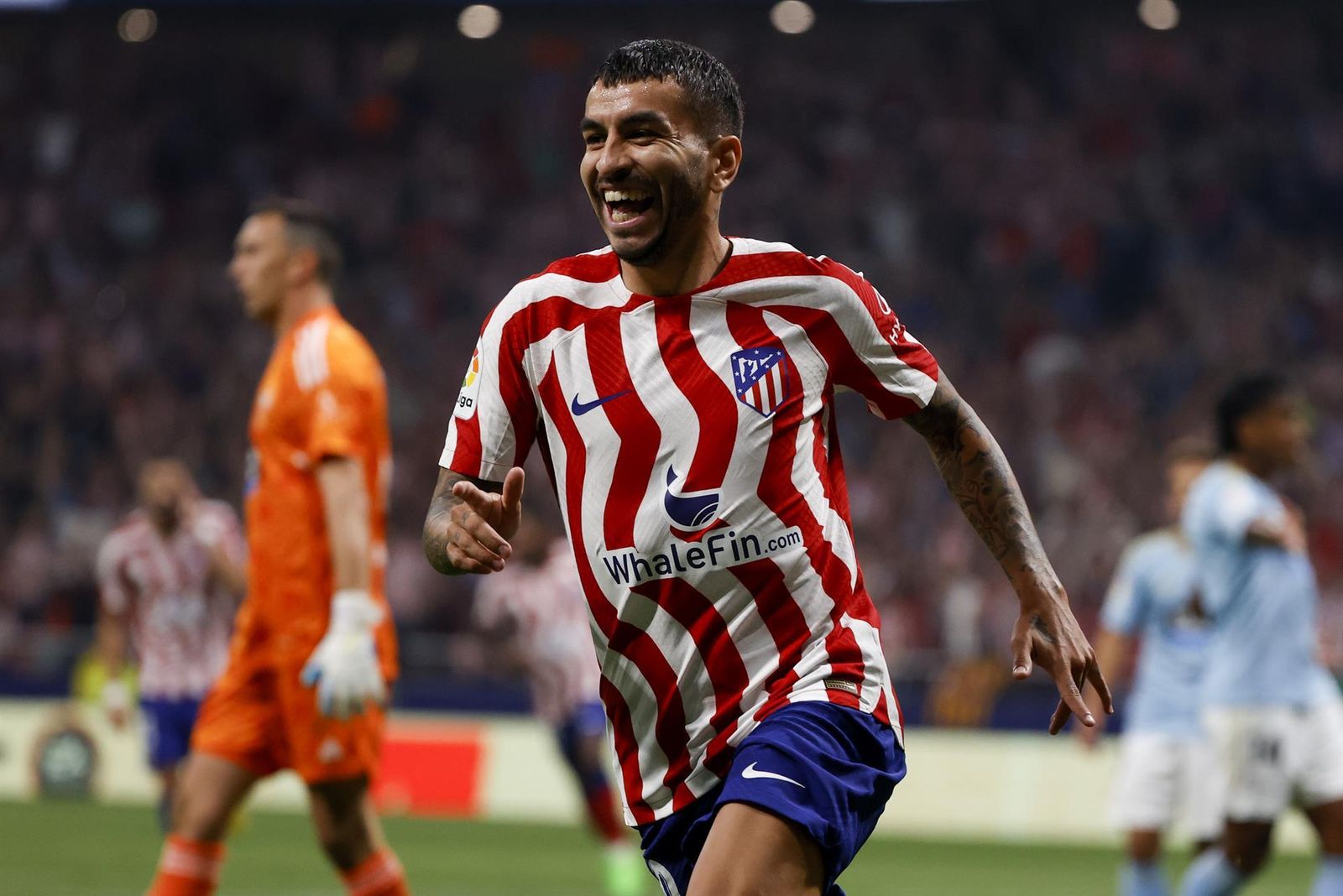 Ángel Correa ante el Celta