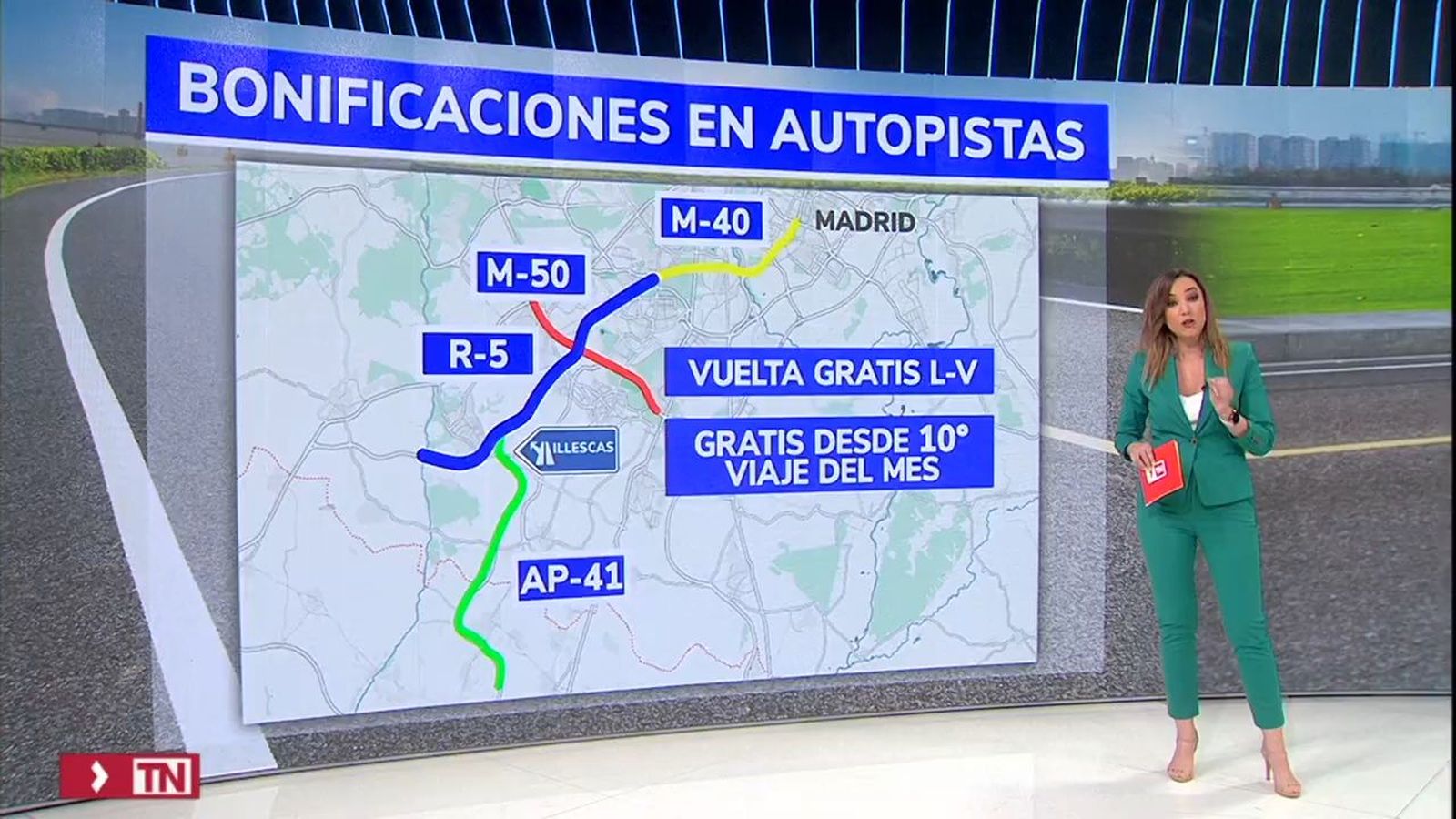 Bonificaciones en las radiales