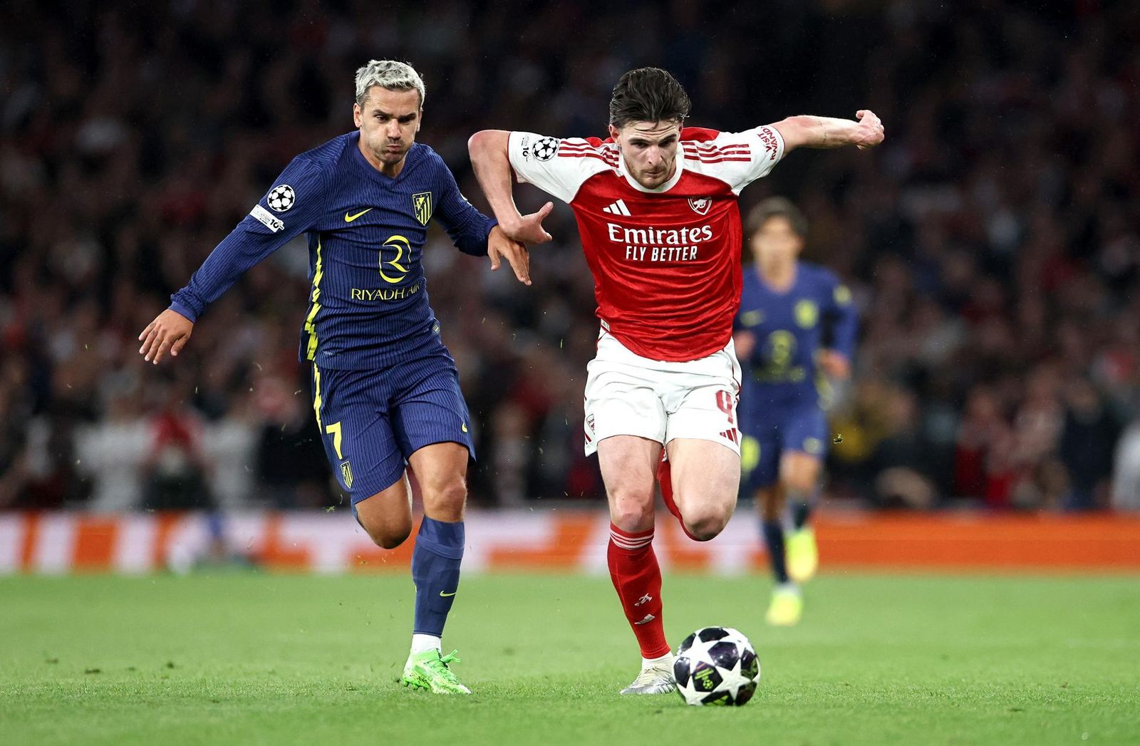 Griezmann y Declan Rice