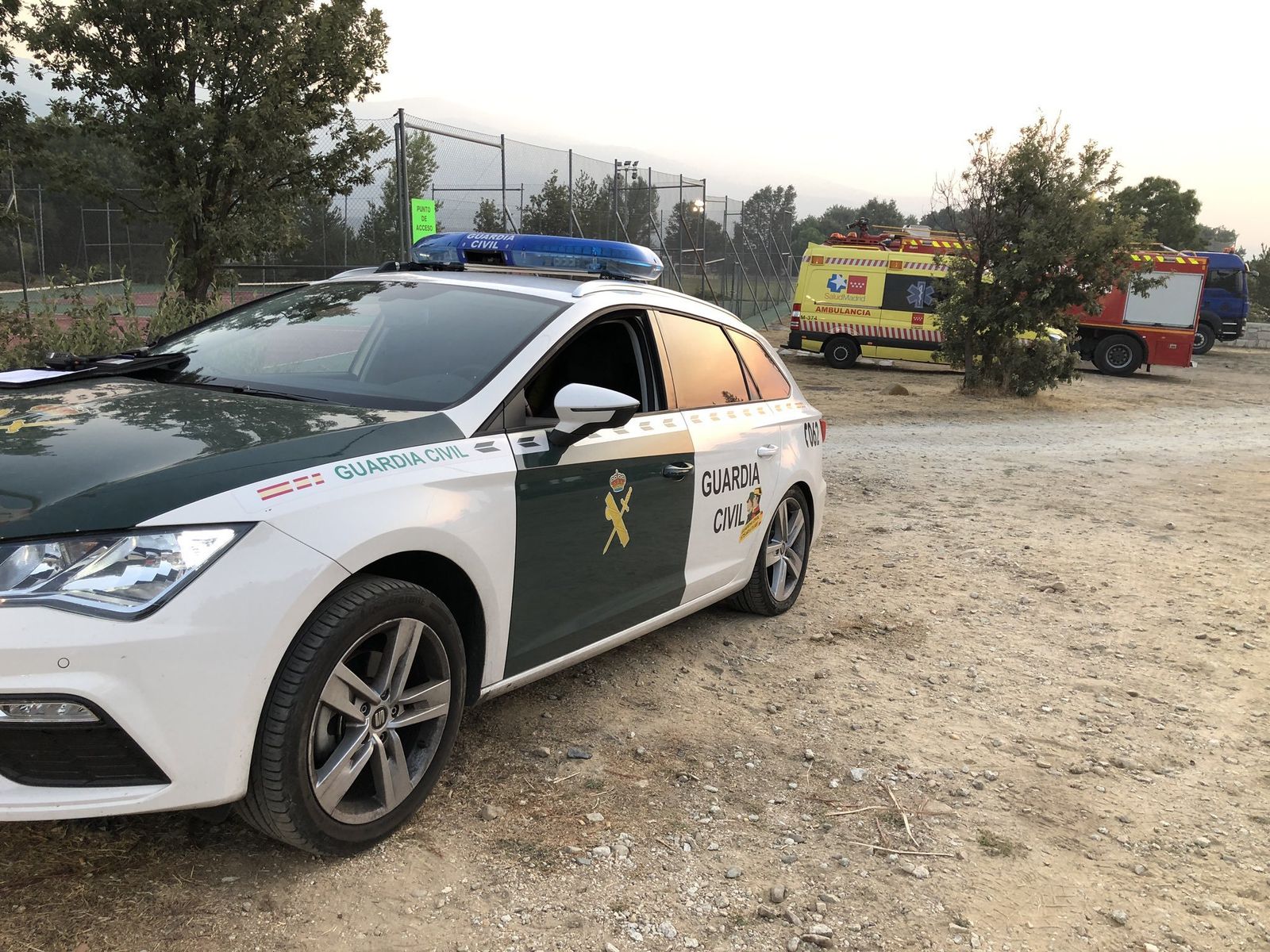 Incendio en Parque Nacional del Guadarrama