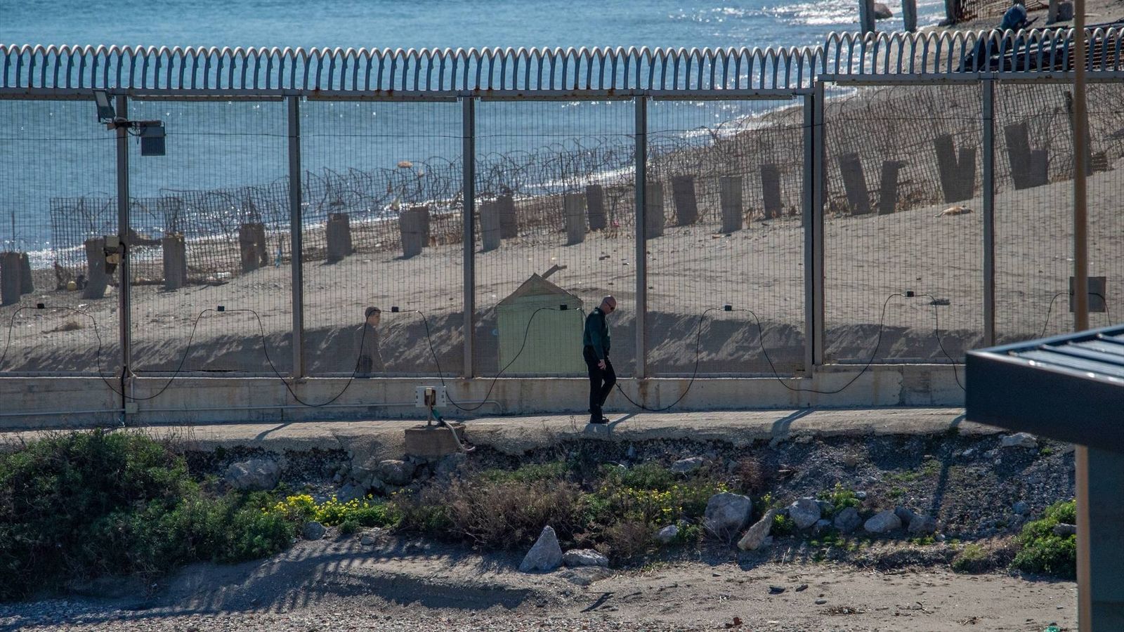 Espigón del Tarajal en Ceuta