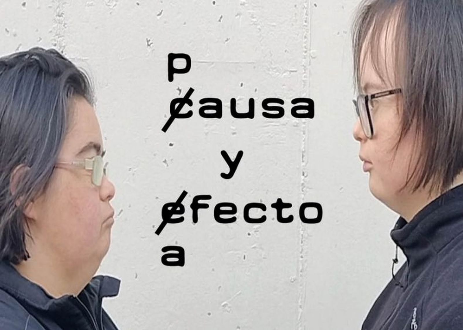 Cartel de presentación de la exposición 'El afecto y la pausa', en Móstoles