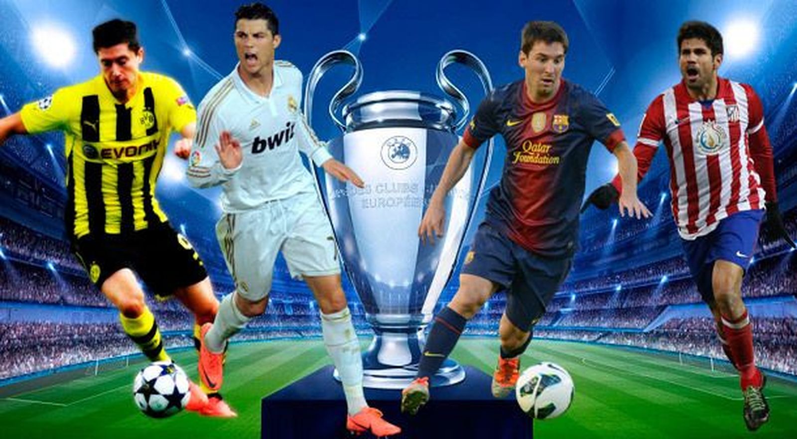Barça-At. Madrid y Real Madrid-Borussia Dortmund, sorteo Champions