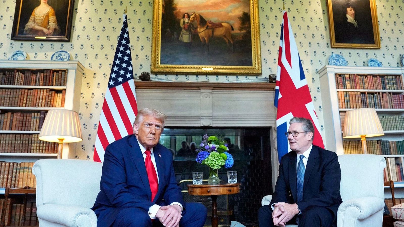 Trump se reúne con Starmer para sellar "acuerdos millonarios"