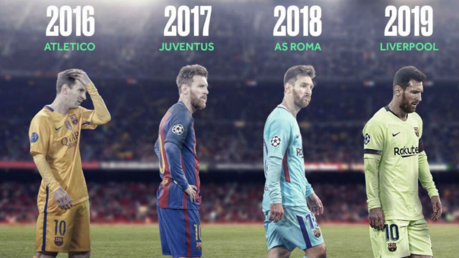 Messi se vuelve a estrellar en la Champions