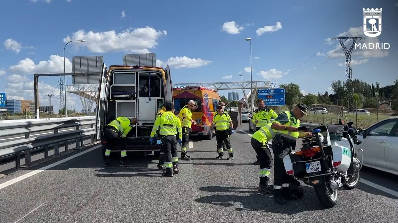 Accidente moto