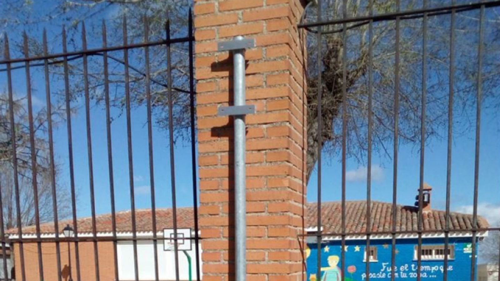 Señal contra la violencia machista robada