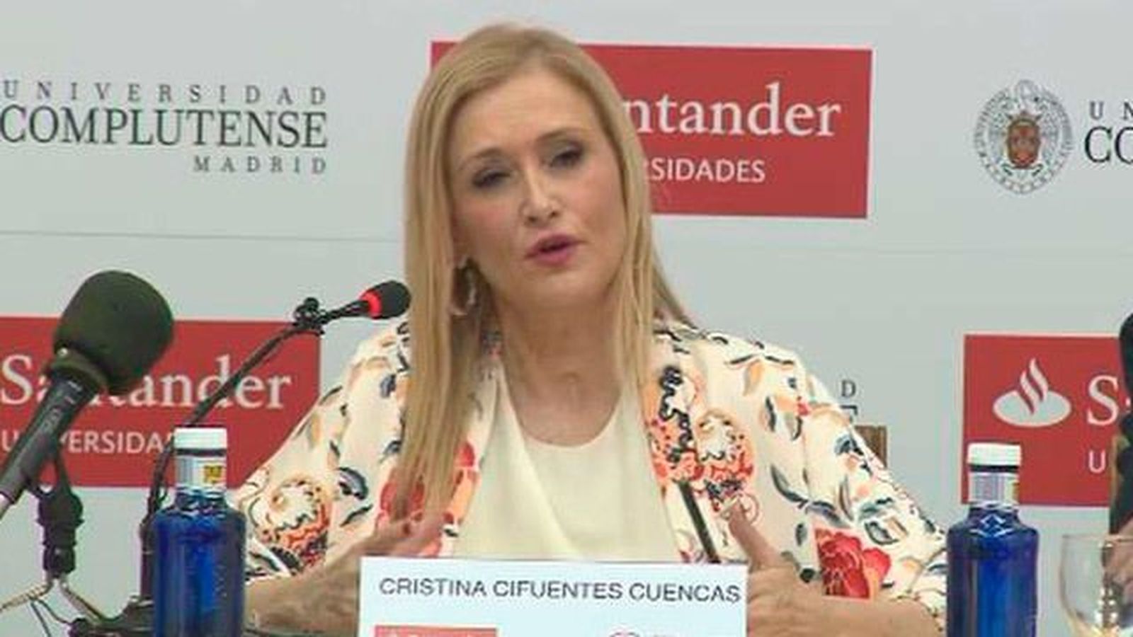 Cifuentes critica la talla moral del que niega el homenaje a Miguel Angel Blanco