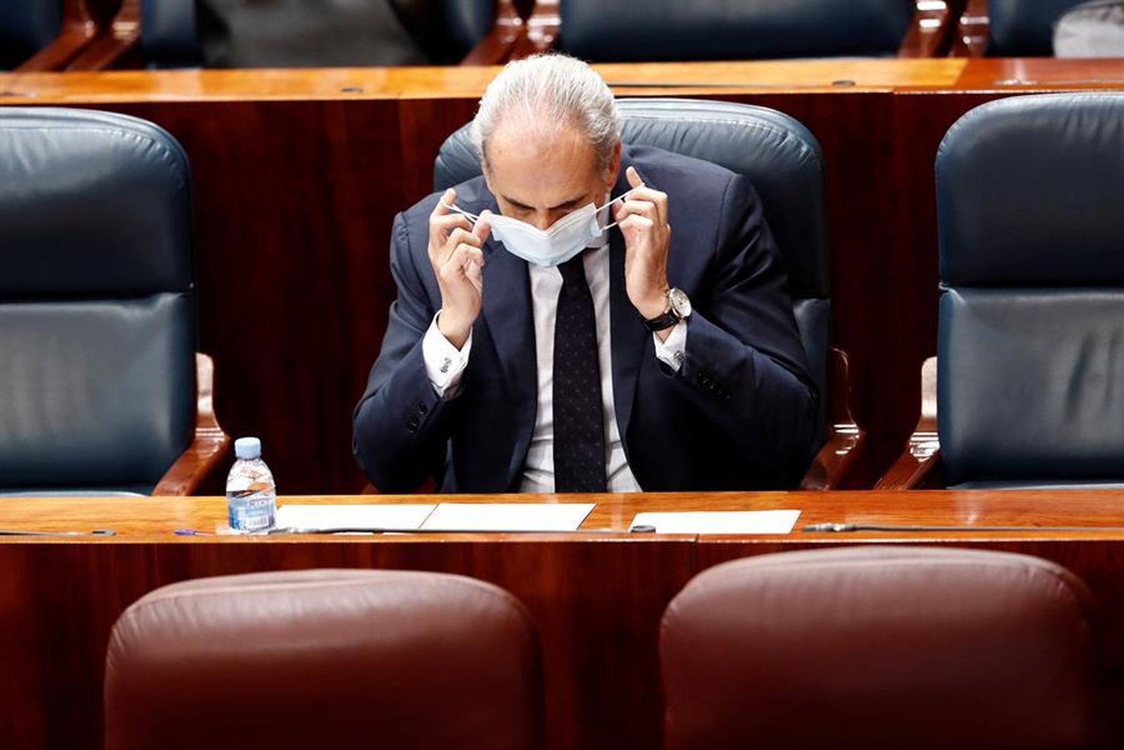 El consejero de Sanidad de la Comunidad de Madrid, Enrique Ruiz Escudero