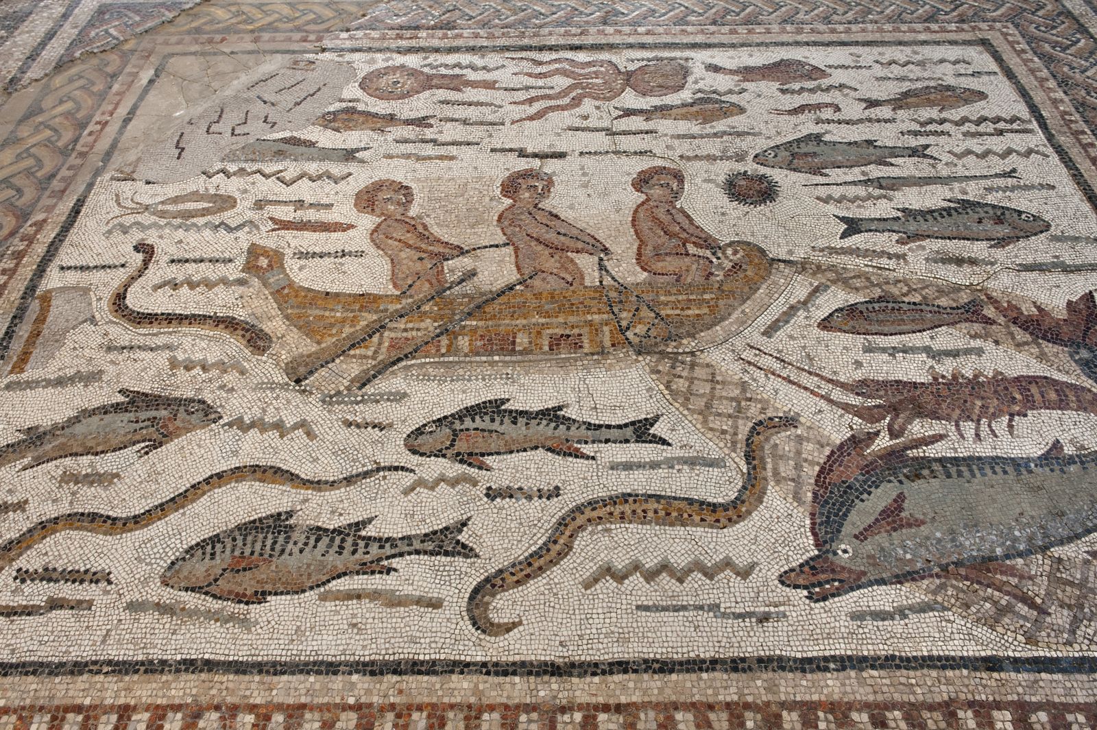 Mosaico de la Casa de Hippolytus, en Alcalá de Henares