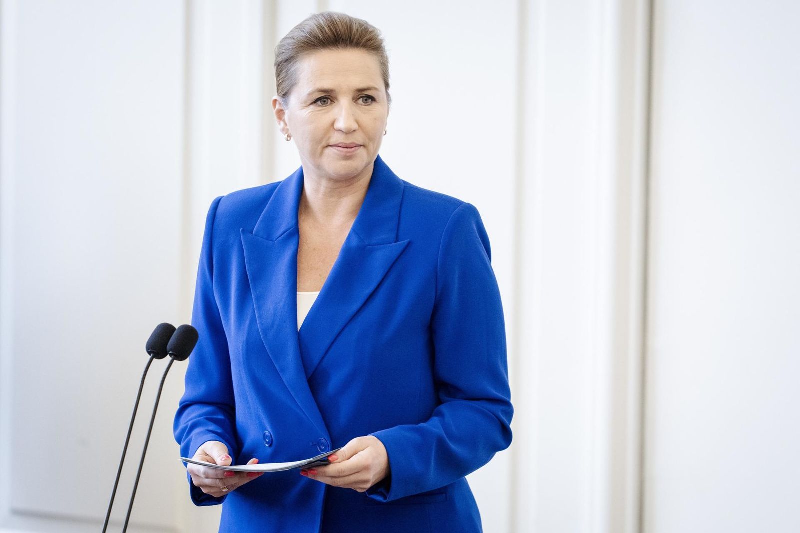 La primera ministra danesa, Mette Frederiksen