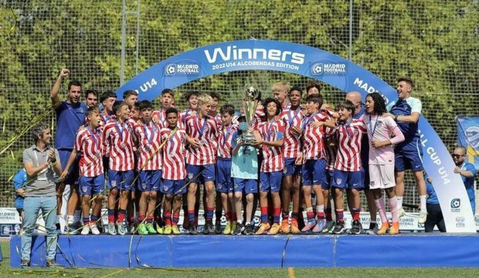 El Atlético de Madrid infantil