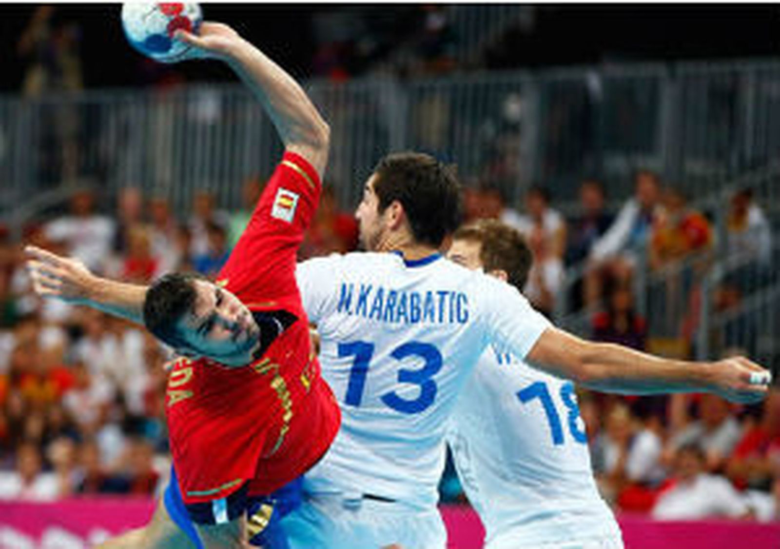 España ante Francia en balonmano