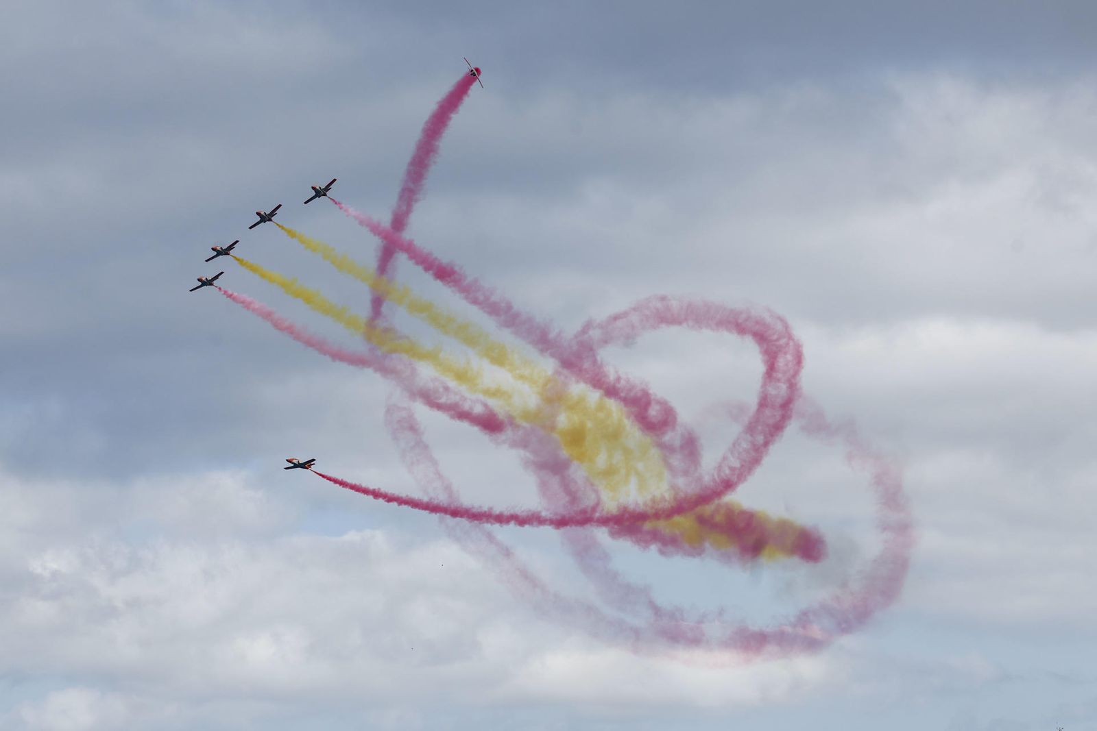 Desfile aéreo en Las Palmas de Gran Canaria