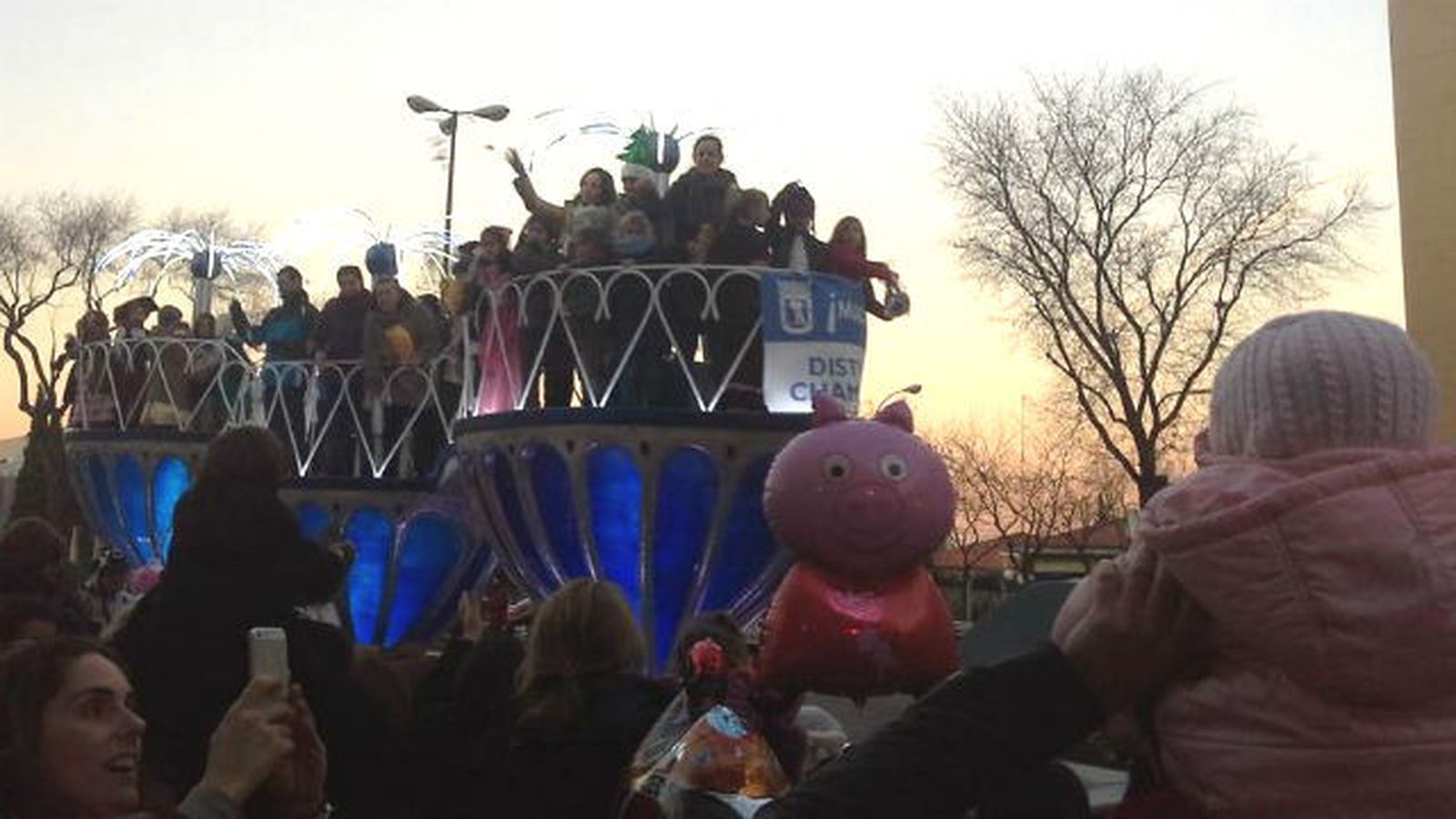 Los Reyes Magos se adelantan en Chamartín