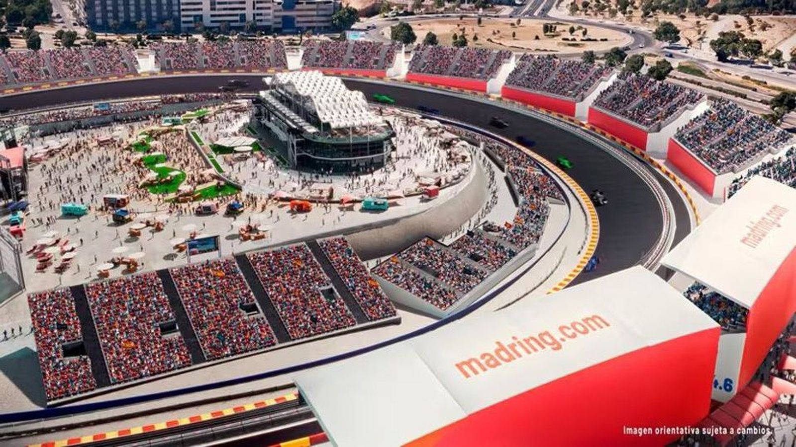 El GP de España de F1 desvela cómo lucirán las zonas claves de Madring