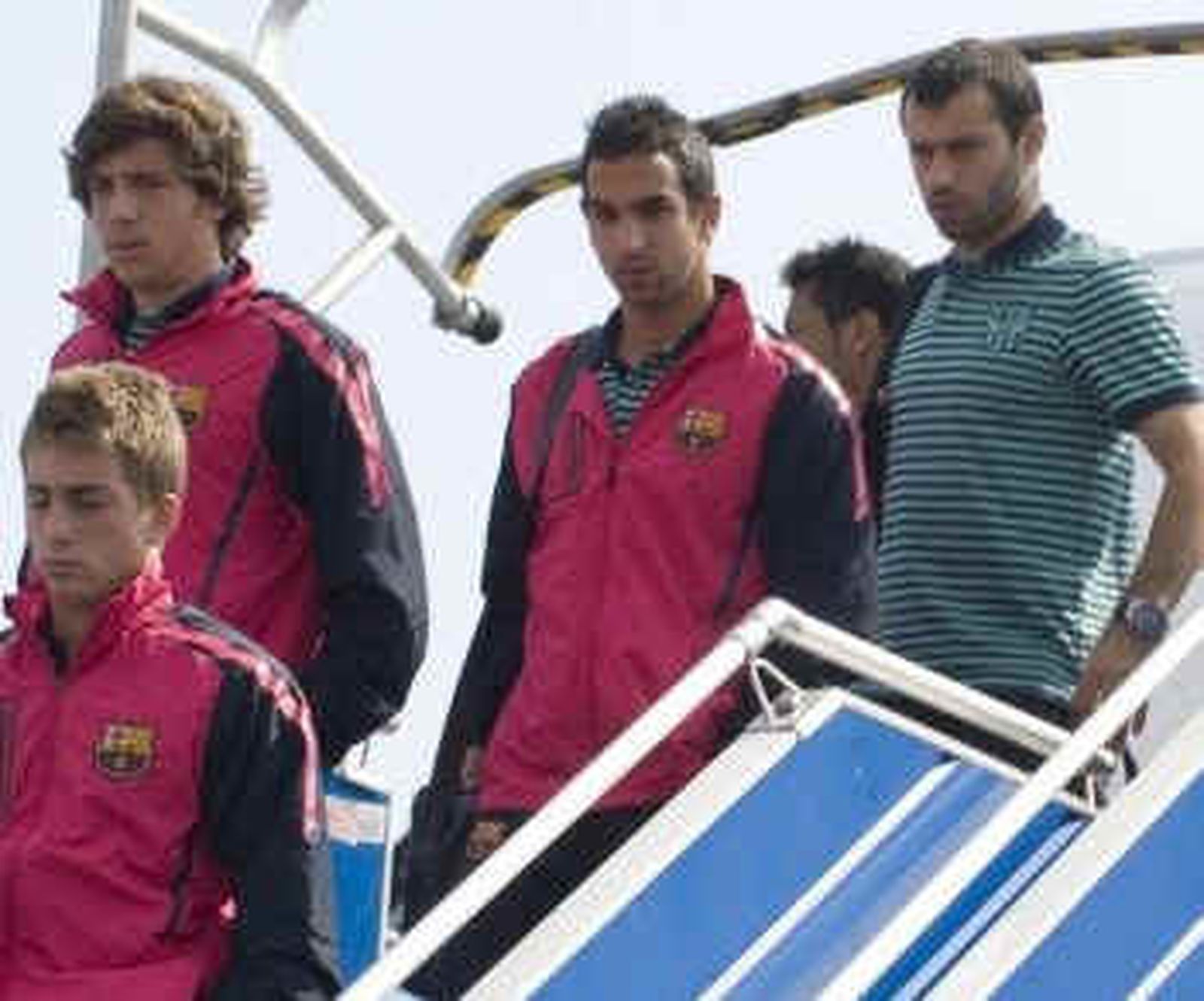 La expedición del Barcelona llega a Washington