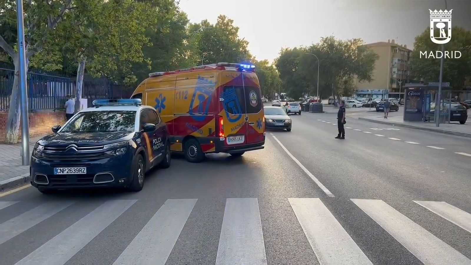 Mujer apuñalada en el cuello en San Blas