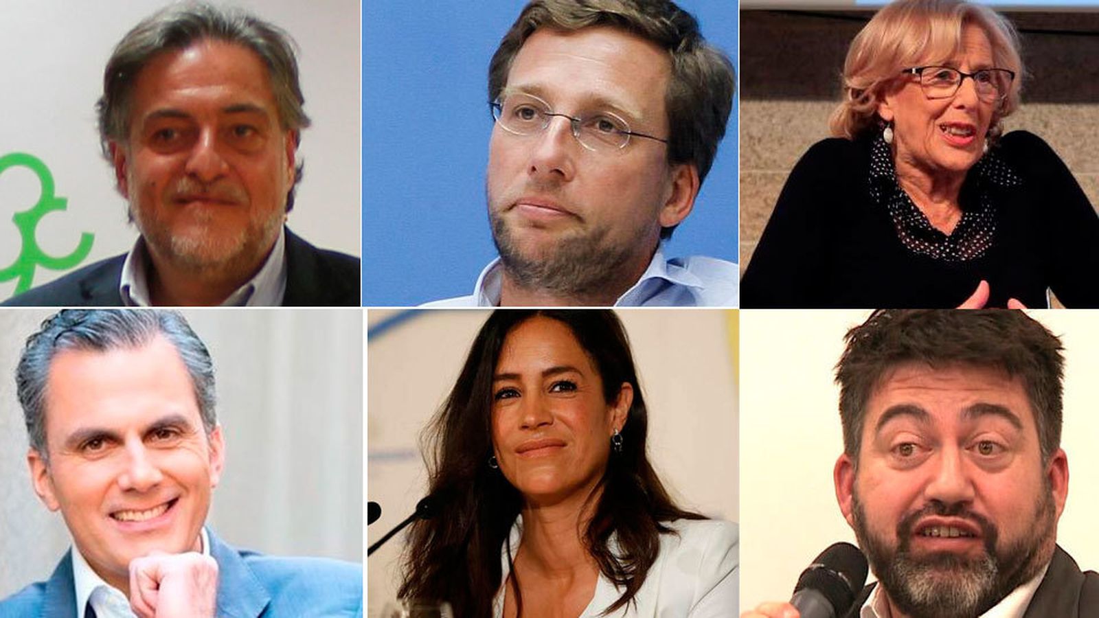 Fotomontaje candidatos