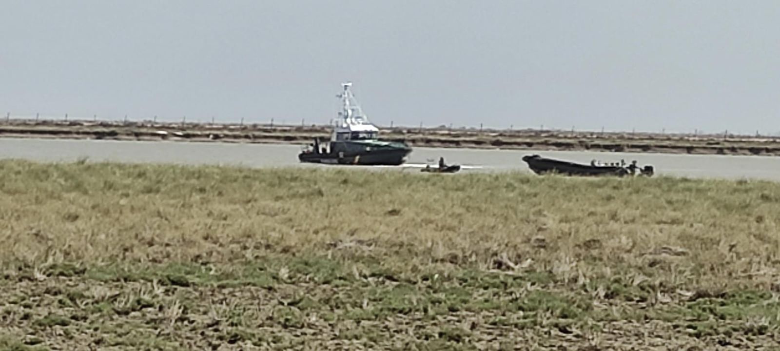 Operación contra el narcotráfico de la Guardia Civil en el río Guadalquivir