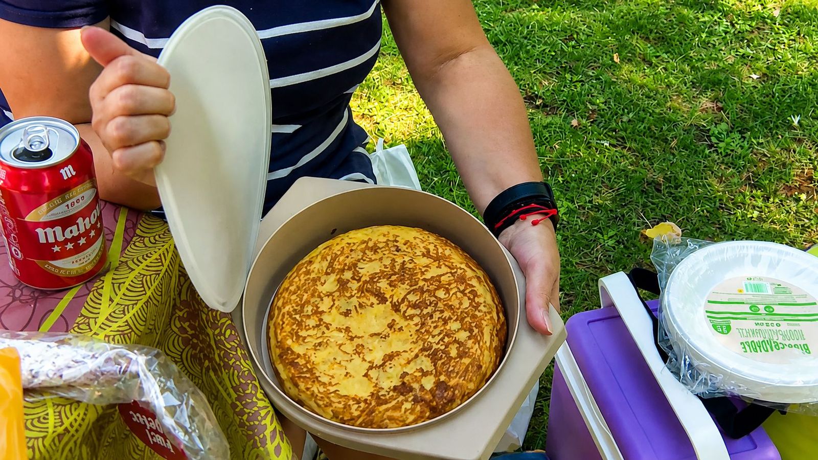 Tortilla, filetes empanados, piscina... y eclipse solar en Buitrago