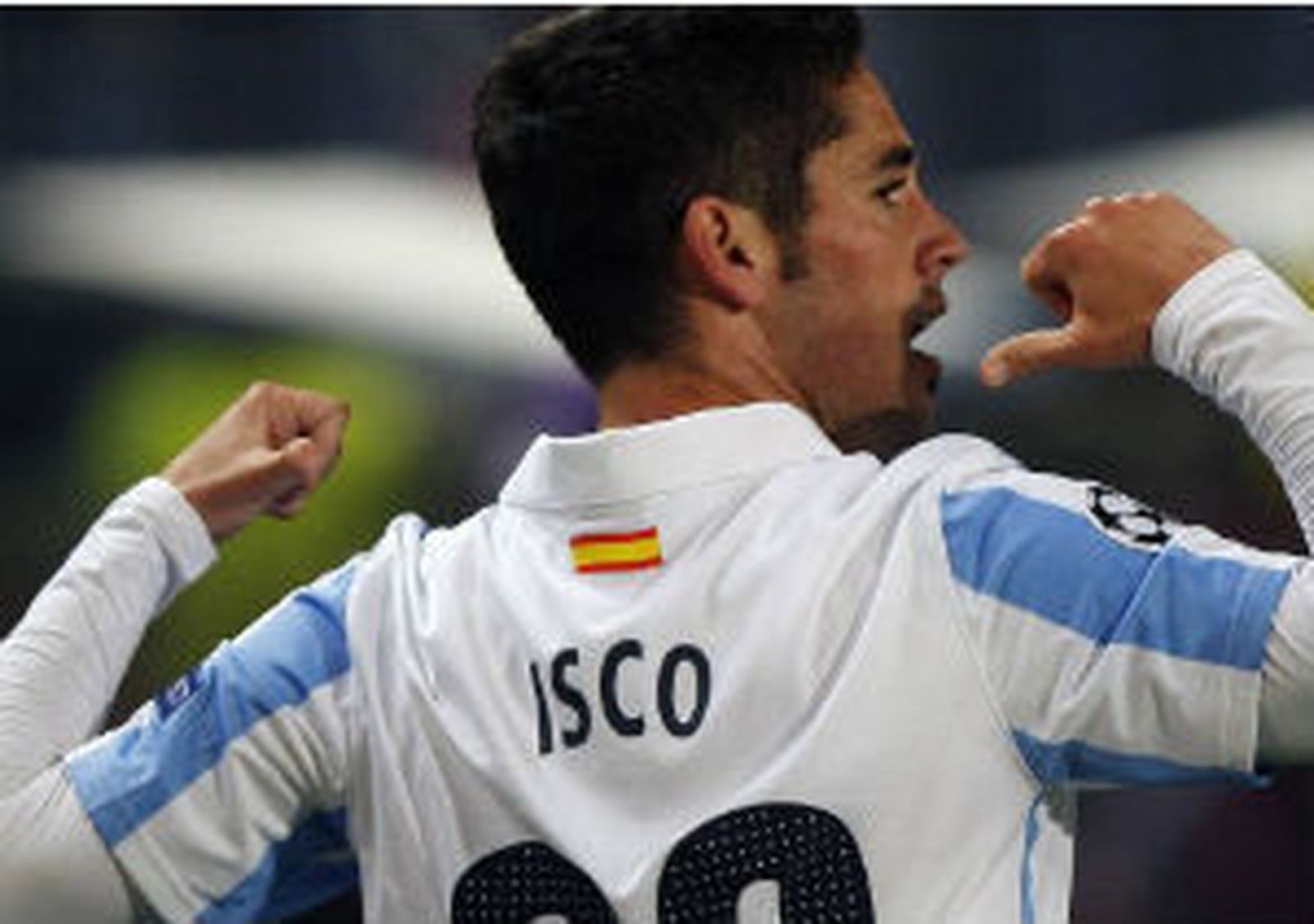 Isco, jugador del Málaga