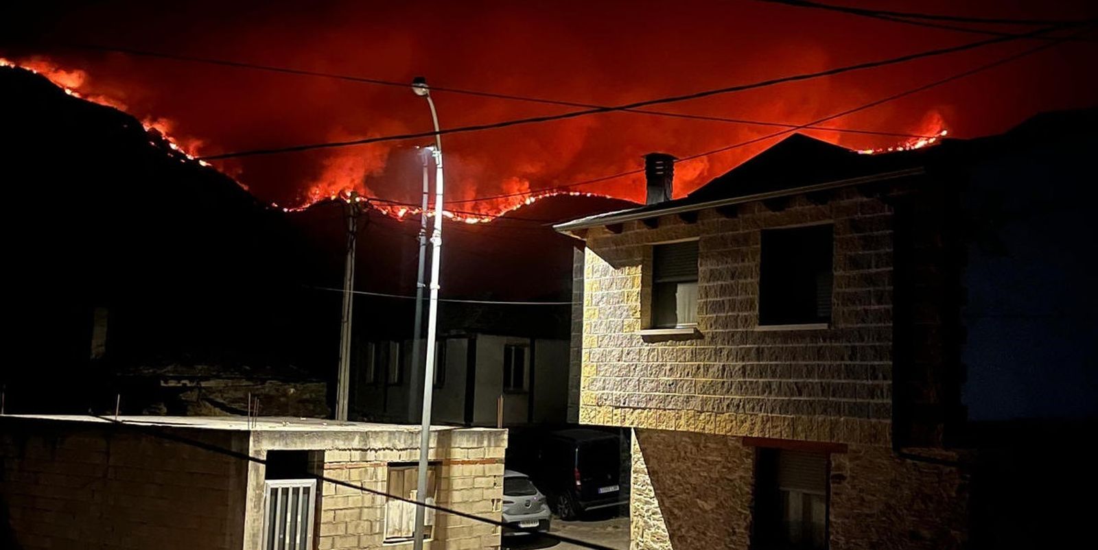 Incendio en el Bierzo