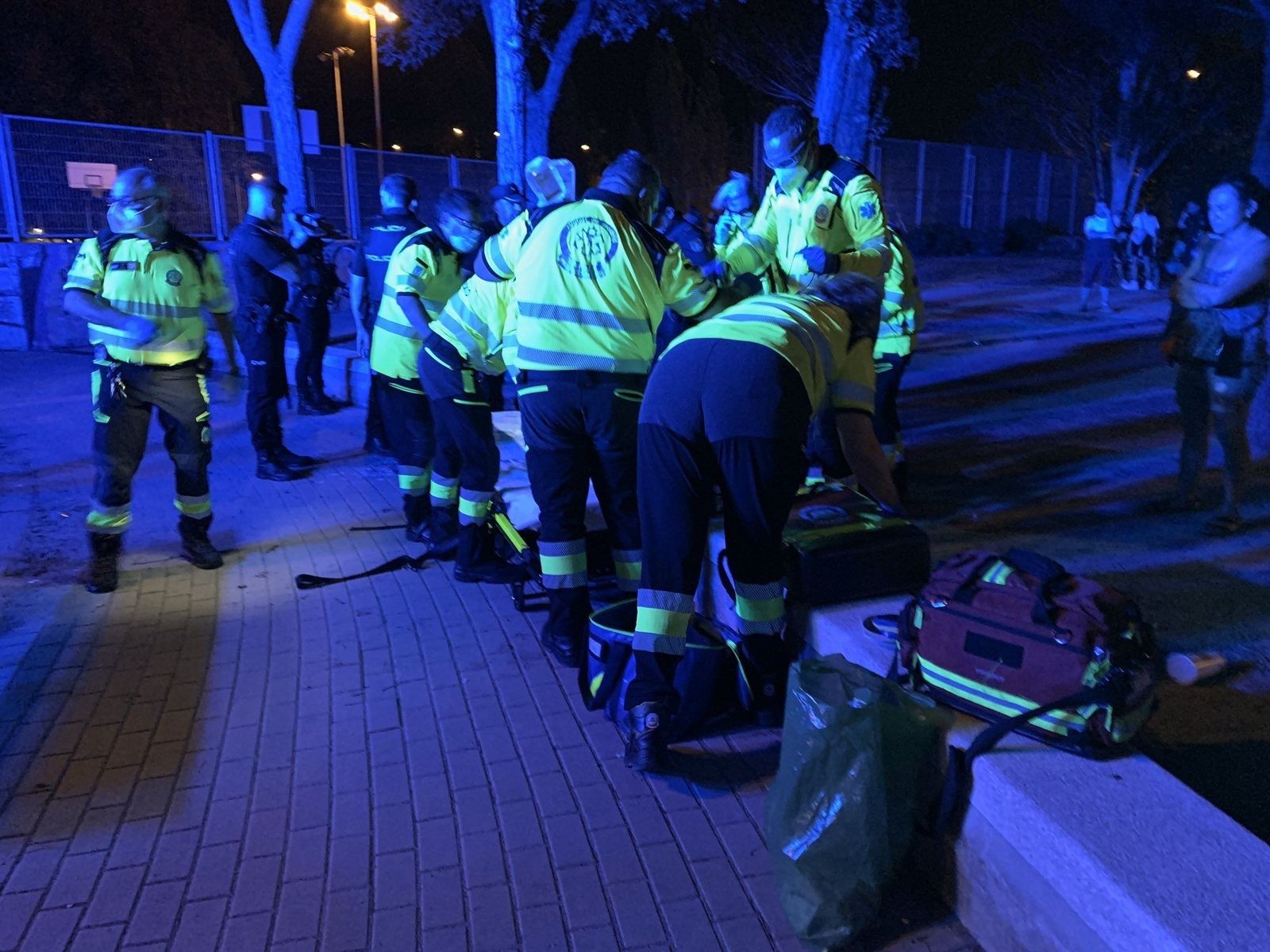 La Policía busca a dos personas por el apuñalamiento a un hombre en el parque de Begoña