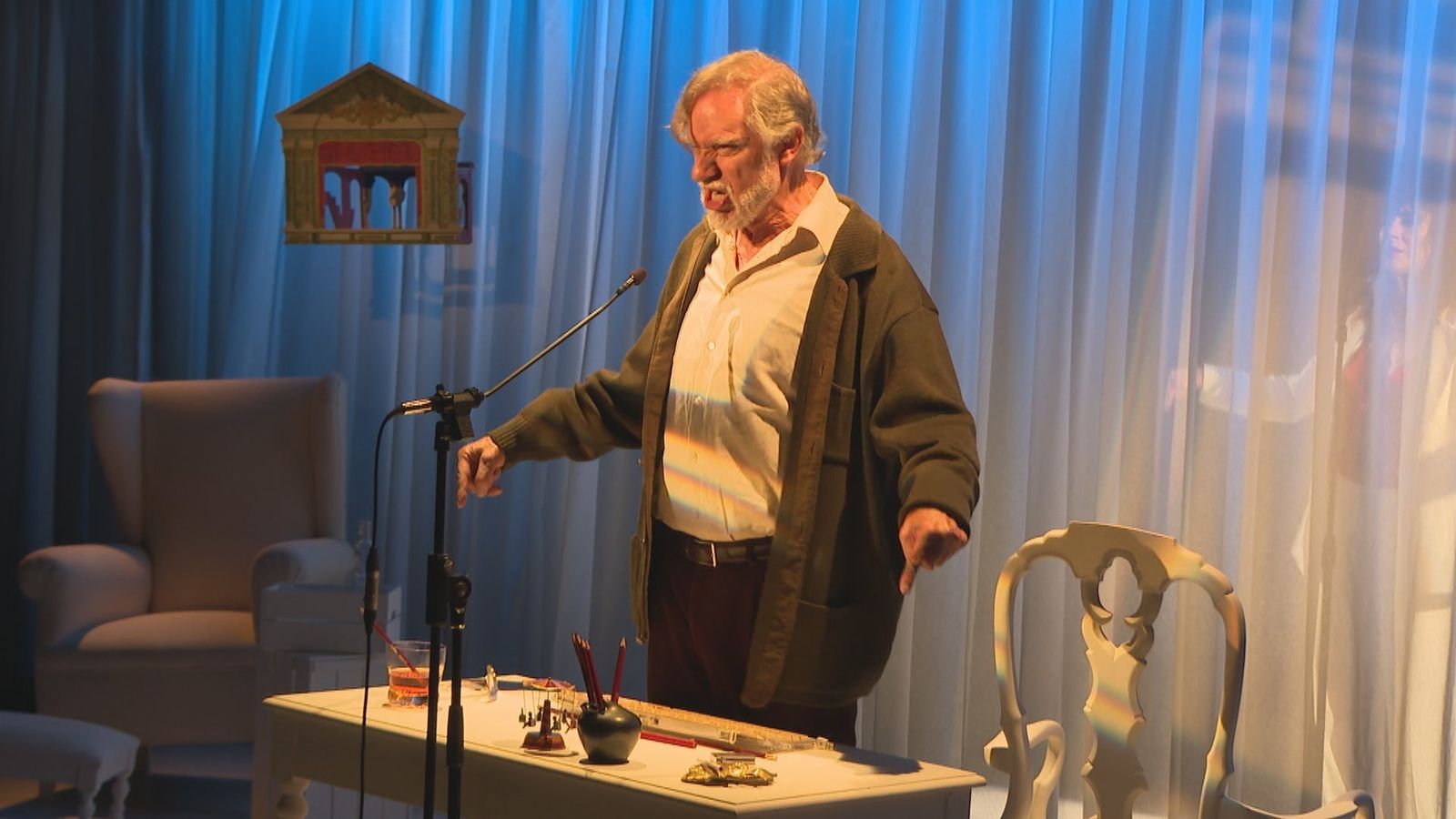 Se estrena en el Fernán Gómez, 'La aventura de la palabra' dirigida por Juan Carlos Pérez de la Fuente y protagonizada por Nancho Novo y Marta Poveda