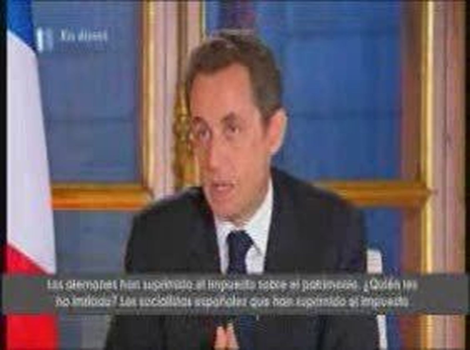 Sarkozy, sobre impuestos