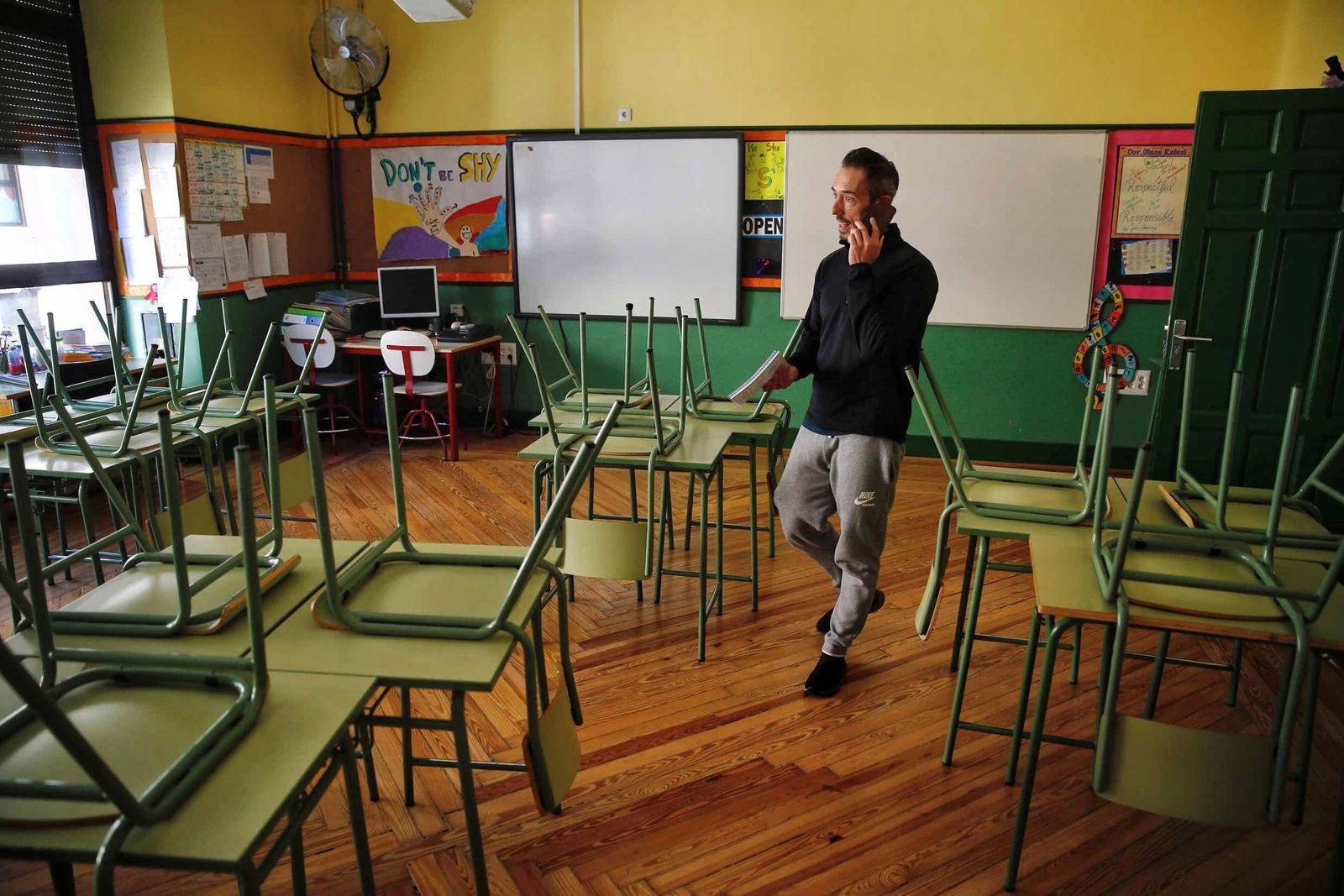 Sin clase en Madrid por culpa del coronavirus