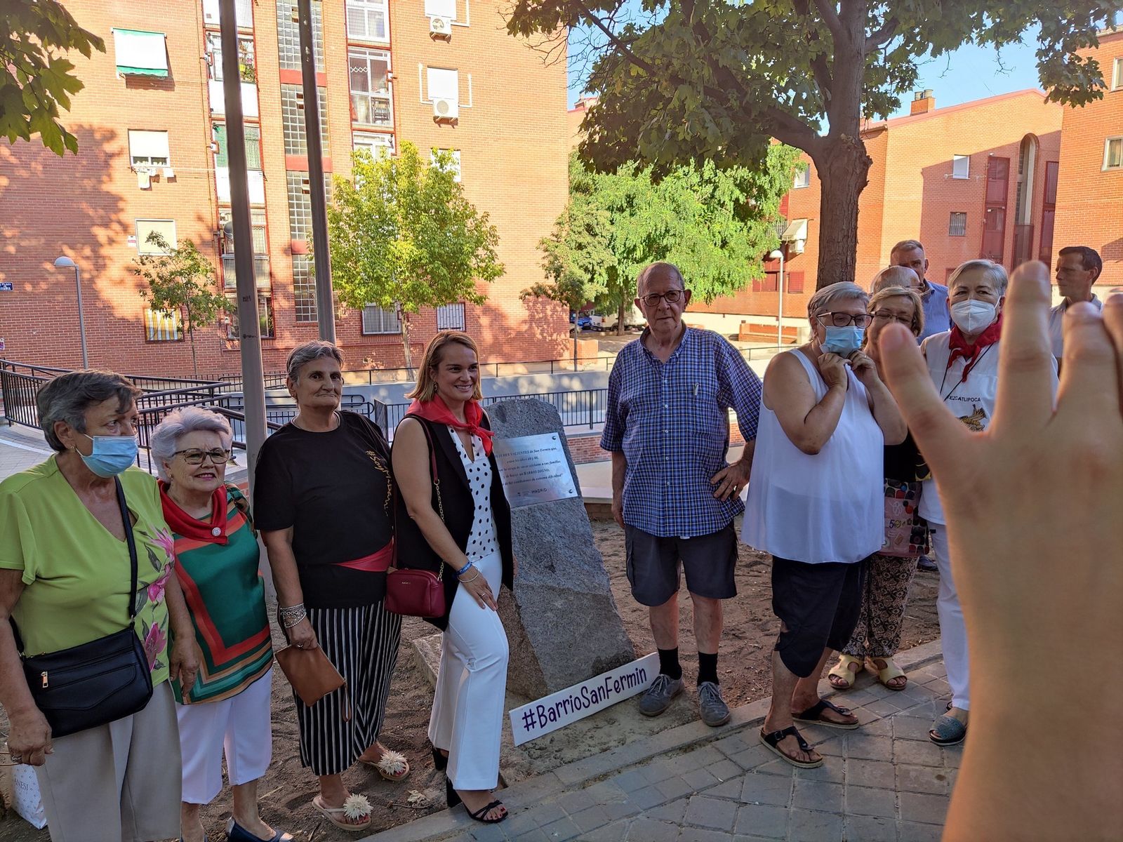 Homenaje a las mujeres en los Sanfermines de Usera de 2022
