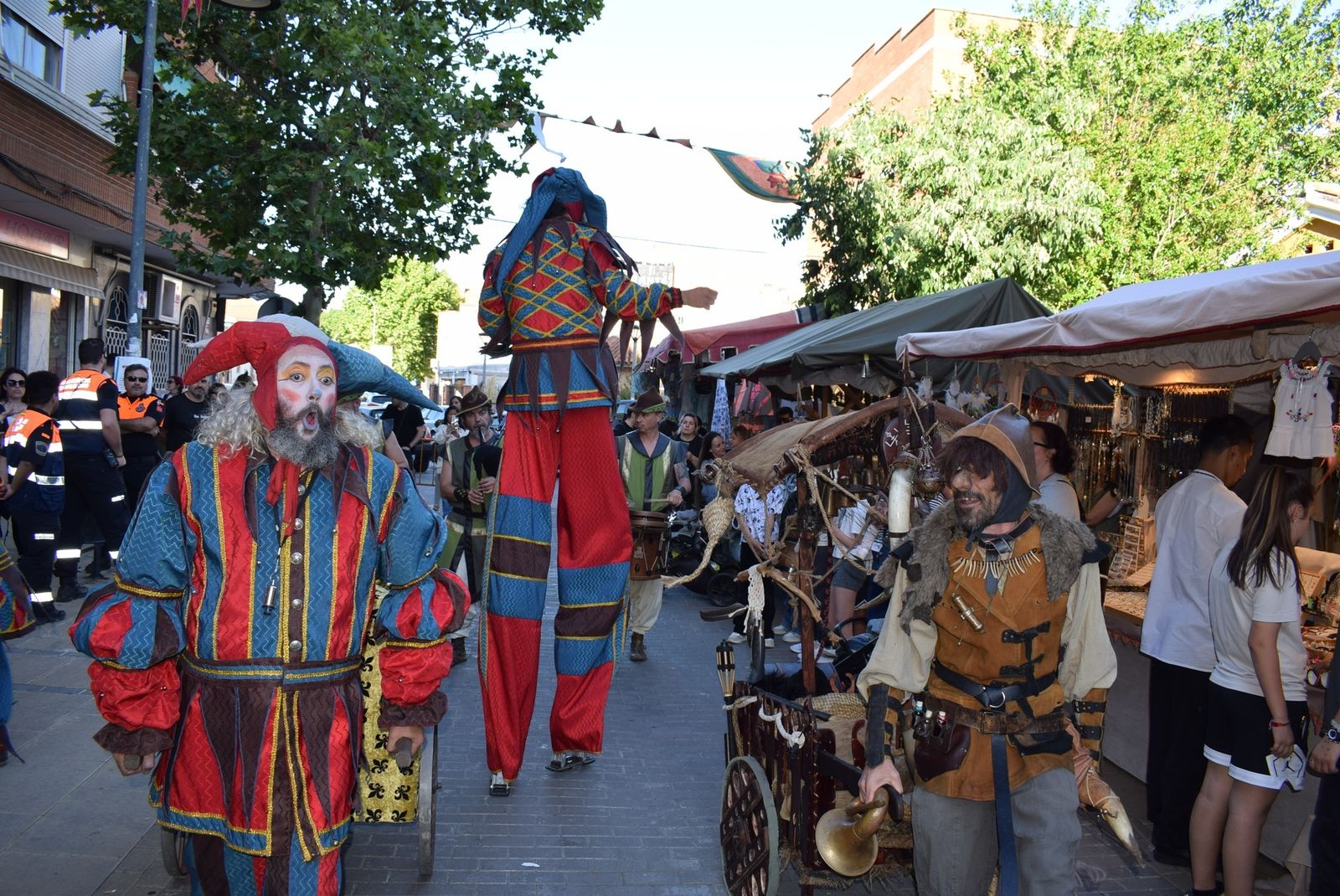 Ambiente en una de las ediciones del Mercado Medieval de Mejorada del Campo