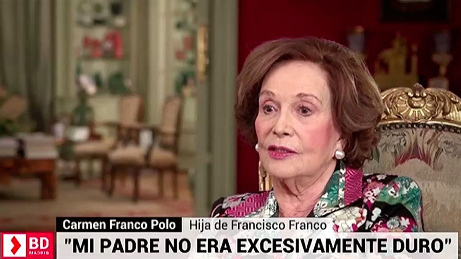 Entrevista póstuma con Carmen Franco y Polo, la hija del dictador