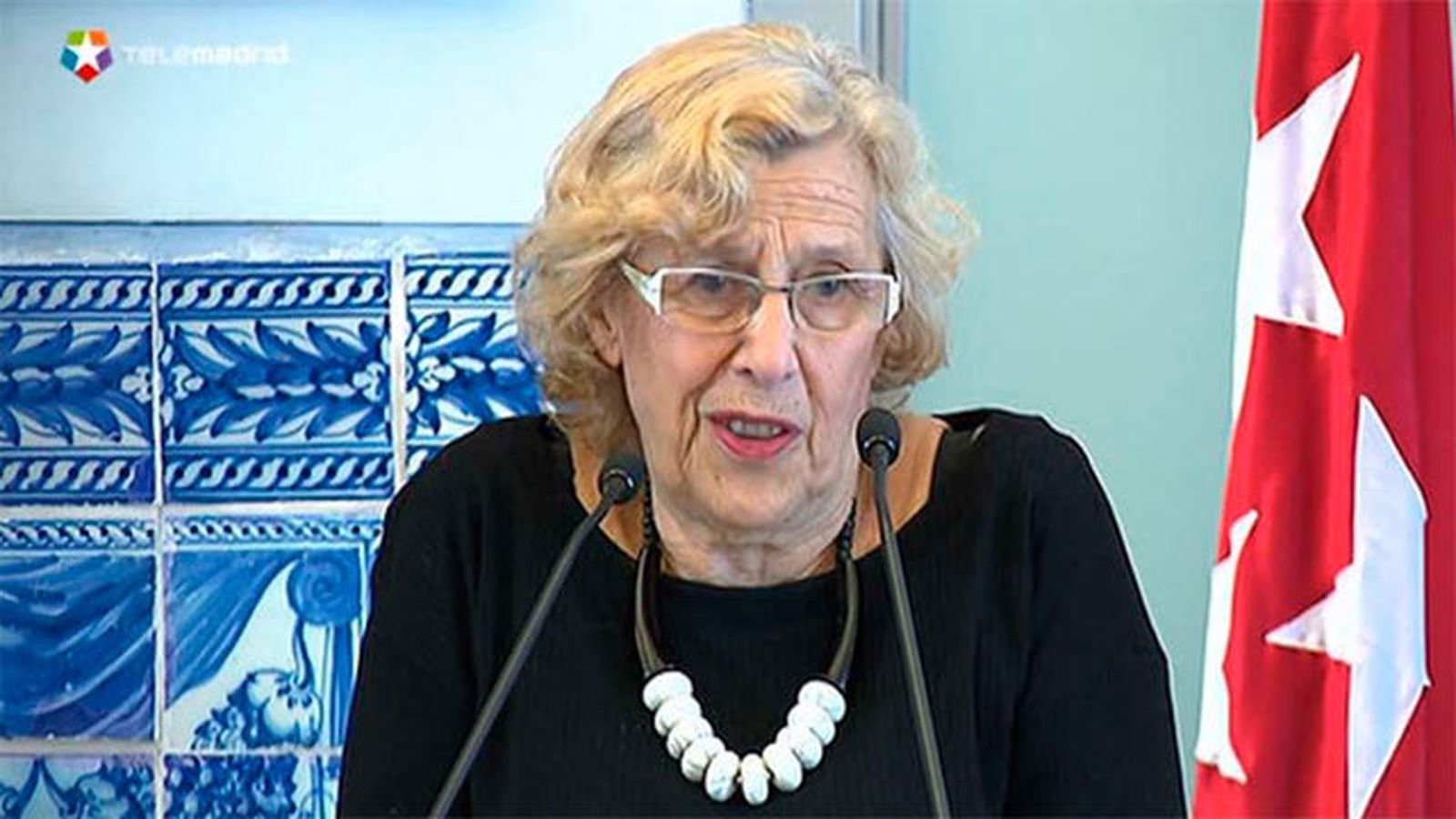 La alcaldesa de Madrid, Manuela Carmena