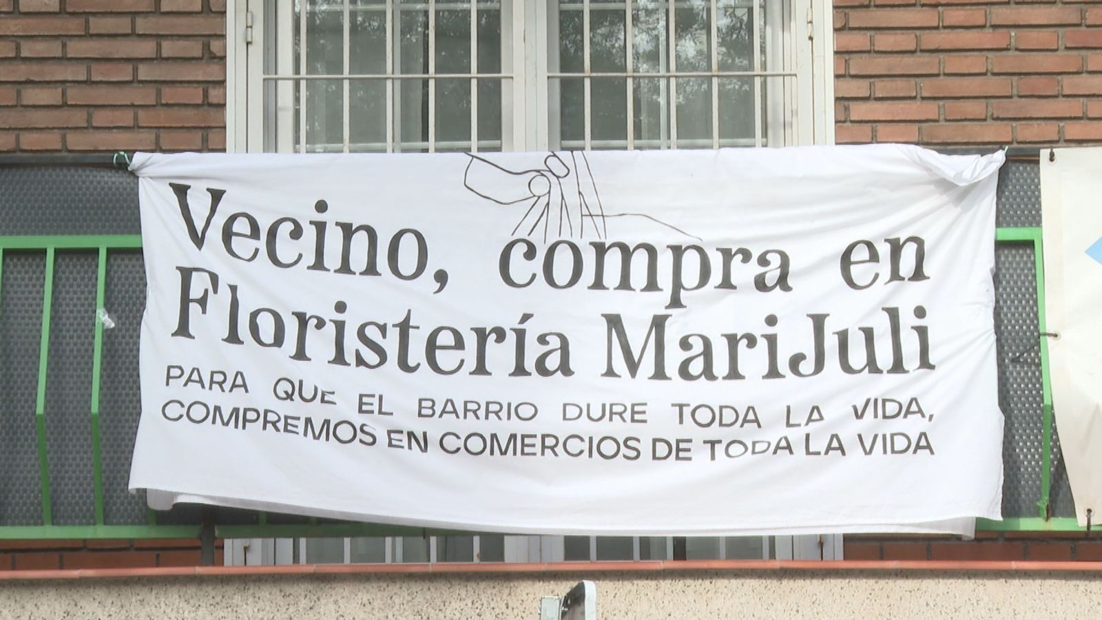 Sábanas Tendidas en apoyo al comercio local
